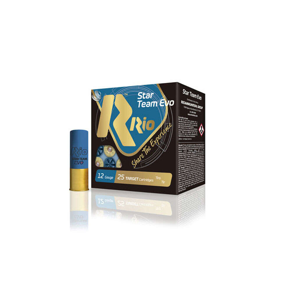 Ammunition Rio Ammunition 1 oz 12Gauge RIO ST288      TEAM EVO 28 12 2.75 8SHT  1OZ 25/10